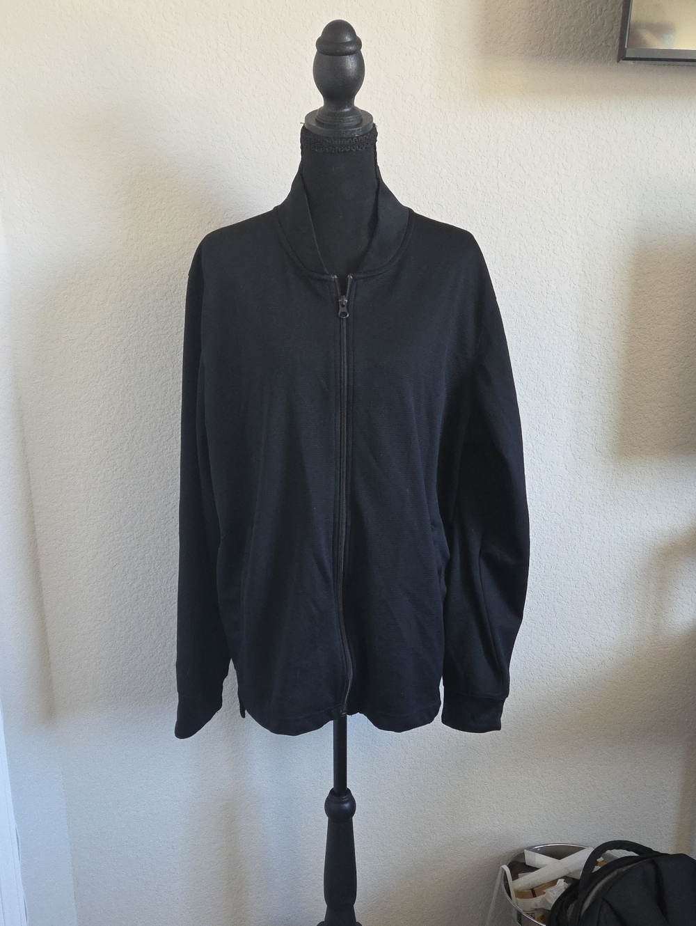 Nike Men’s Dri-FIT Full Zip Basketball Track Jacket Black Size Large